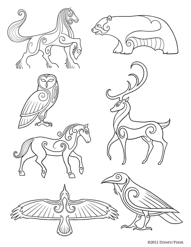 How to draw celtic animals